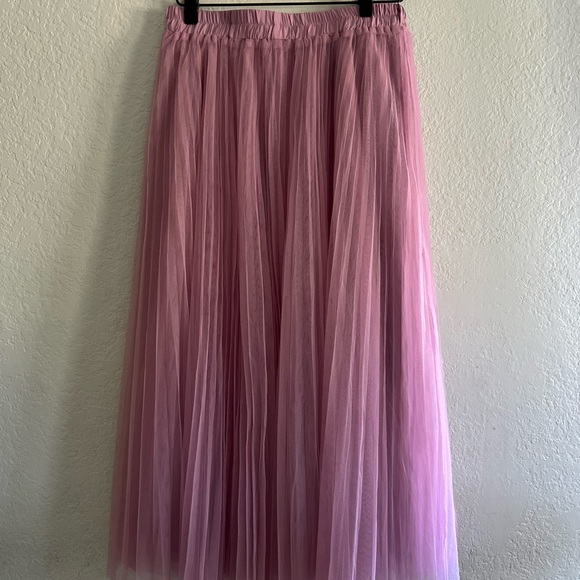 Morning Lavender rose colored skirt - Picture 3 of 5